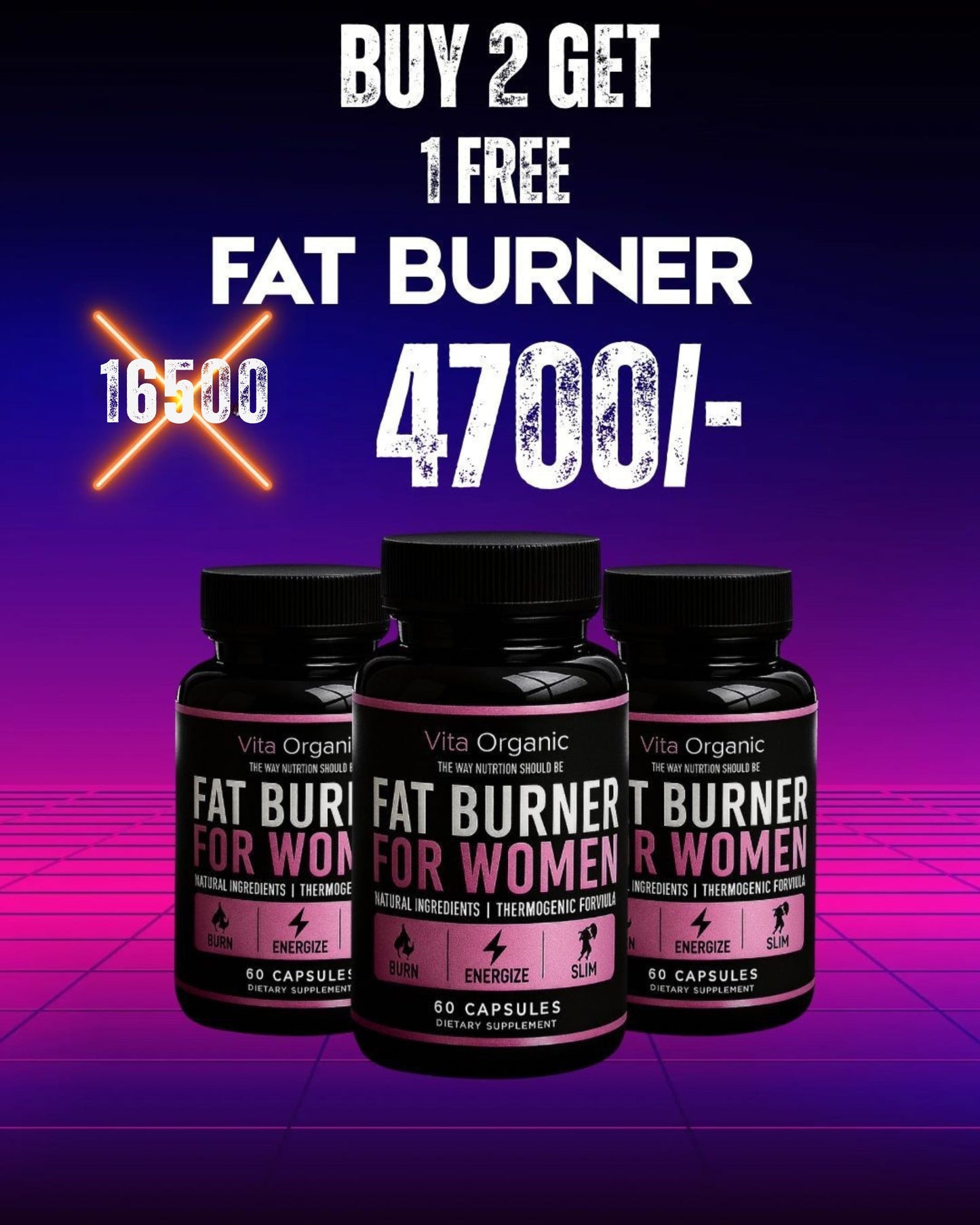 Fat Burner For Women DEAL Vita Organics