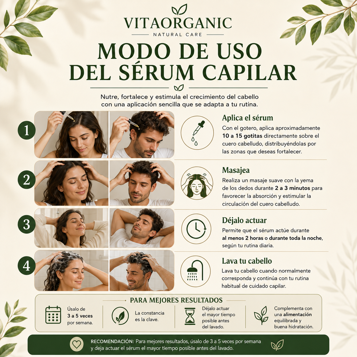 VitaOrganic™ Crece Sin Caer - Serum